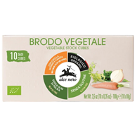 ALCE NERO Bulion - kostki warzywne BIO 100g (10 x 10g)