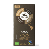 ALCE NERO Tabliczka gorzka 100% kakao BIO 50g