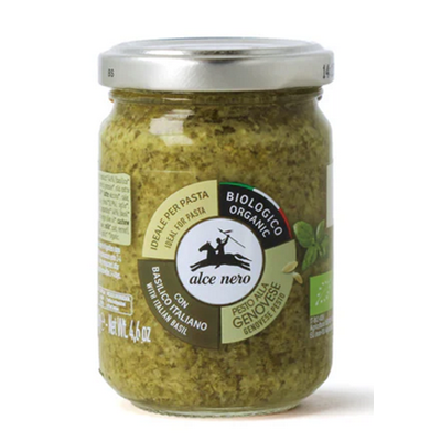 ALCE NERO Pesto Genovese (sos bazyliowy) BIO 130g