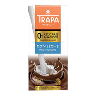 TRAPA Czekolada mleczna bez dodatku cukru 80g