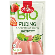 AMYLON Budyń truskawkowy bezglutenowy BIO 40g