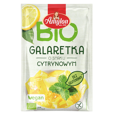 AMYLON Galaretka o smaku cytrynowym bezglutenowa BIO 40g