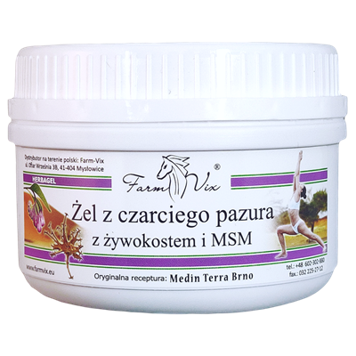 FarmVix Żel z Czarciego Pazura z żywokostem i MSM 350g