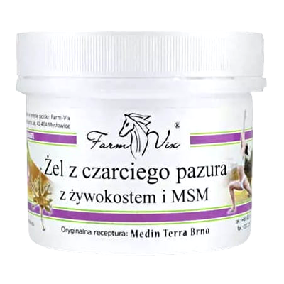 FarmVix Żel z Czarciego Pazura z żywokostem i MSM 150g