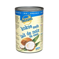 TERRASANA Coconut milk - napój kokosowy bez gumy guar w puszce (22% tłuszczu) BIO 400ml