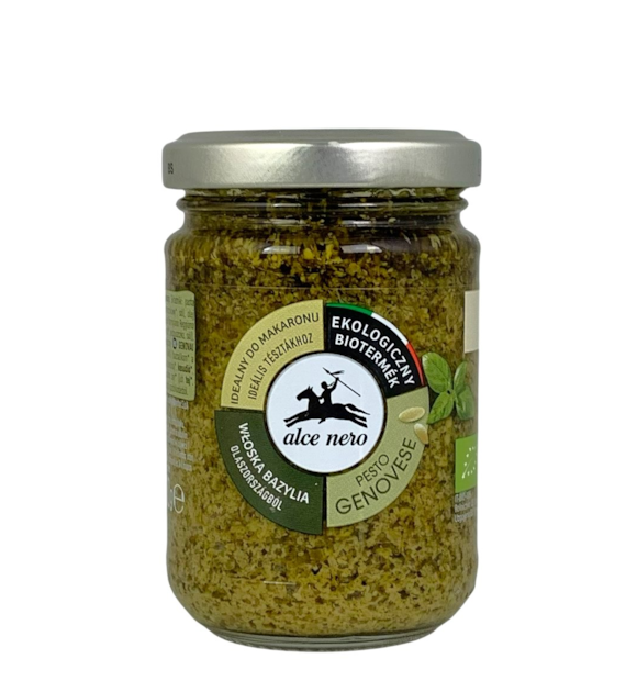 ALCE NERO Pesto Genovese (sos bazyliowy) BIO 130g