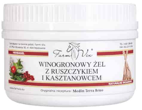 FarmVix Winogronowy żel z ruszczykiem i kasztanowcem 350g