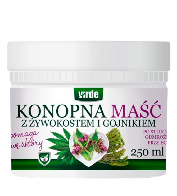 Konopna maść z żywokostem i gojnikiem 250ml VIRDE