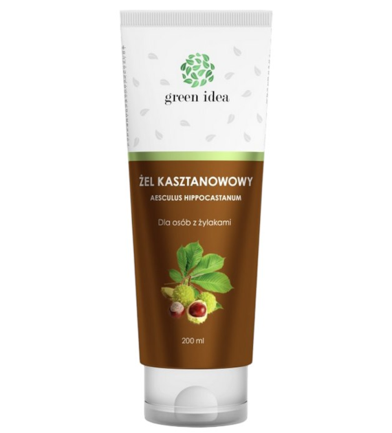 GREEN IDEA Kasztanowy żel 200ml - dla osób z żylakami