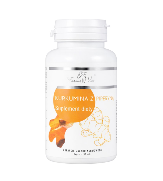FarmVix Kurkumina z Piperyną 30kaps.