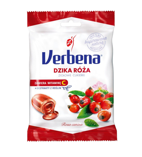 Cukierki ziołowe Dzika róża 60g VERBENA