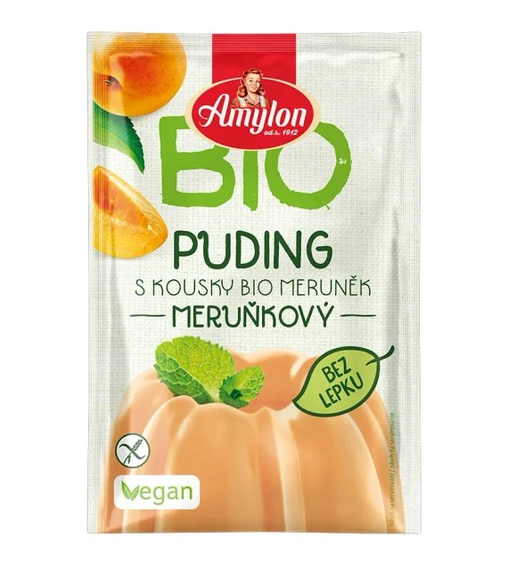 AMYLON Budyń morelowy bezglutenowy BIO 40g