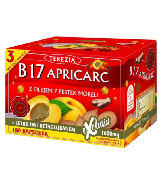 B17 Apricarc 1600mg, 180kaps. TEREZIA