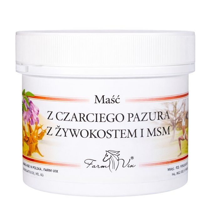 FarmVix Maść z Czarciego pazura z żywokostem i MSM 150ml
