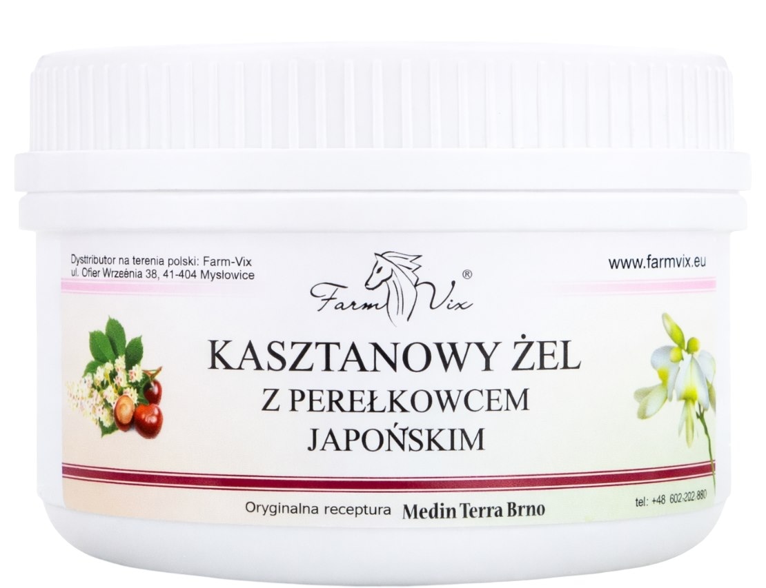 FarmVix Kasztanowy żel z Perełkowcem Japońskim 350g