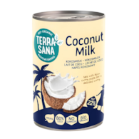 TERRASANA Coconut milk - napój kokosowy bez gumy guar w puszce (22% tłuszczu) BIO 400ml
