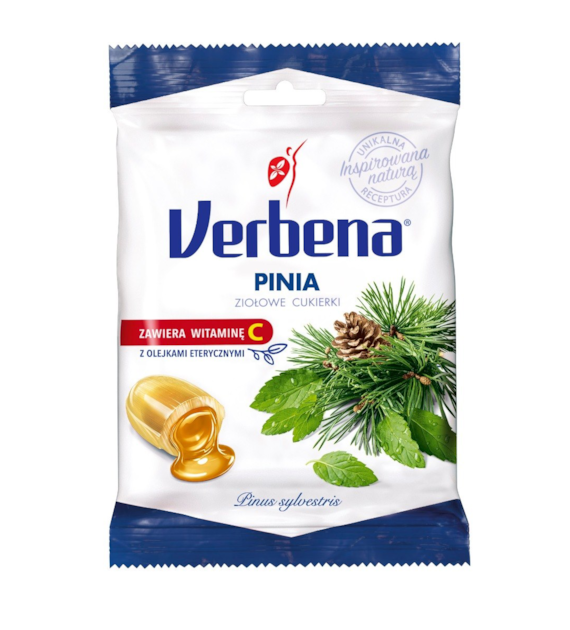 Cukierki ziołowe Pinia 60g VERBENA