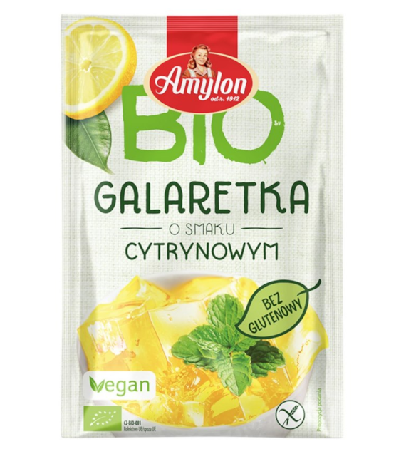 AMYLON Galaretka o smaku cytrynowym bezglutenowa BIO 40g