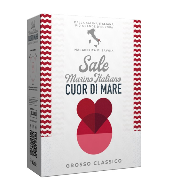 ATISALE Sól morska gruboziarnista niejodowana Włoska 1kg