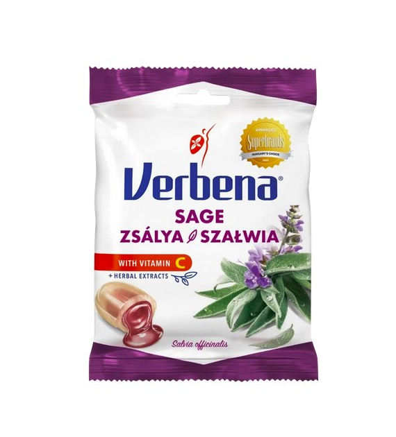 Cukierki ziołowe Szałwia 60g VERBENA