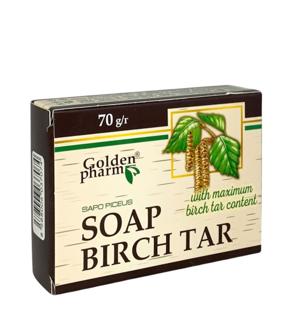 GOLDEN PHARM Mydło dziegciowe w kostce 70g