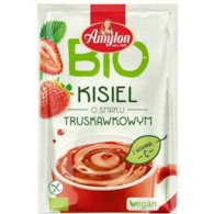 AMYLON Kisiel o smaku truskawkowym bezglutenowy BIO 30g