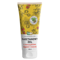 Kasztanowy żel z ruszczykiem, algami i rutyną 200ml VIRDE
