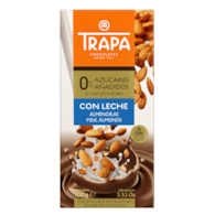 TRAPA Czekolada mleczna z migdałami bez dodatku cukru bezglutenowa 100g