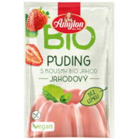 AMYLON Budyń truskawkowy bezglutenowy BIO 40g