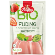 AMYLON Budyń truskawkowy bezglutenowy BIO 40g