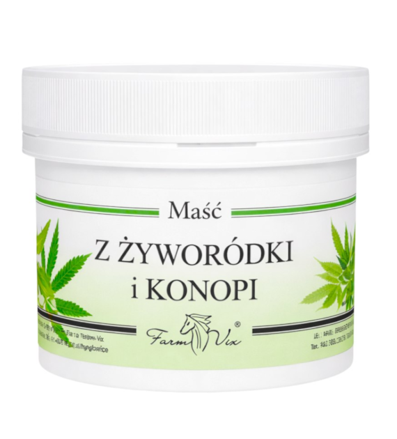 FarmVix Maść z Żyworódki i konopi 150ml