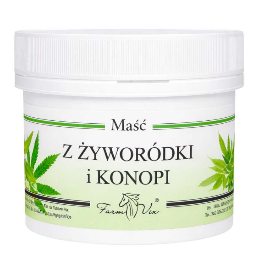 FarmVix Maść z Żyworódki i konopi 150ml