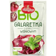 AMYLON Galaretka o smaku wiśniowym bezglutenowa BIO 40g