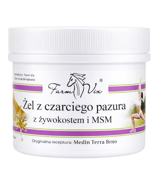 FarmVix Żel z Czarciego Pazura z żywokostem i MSM 150g
