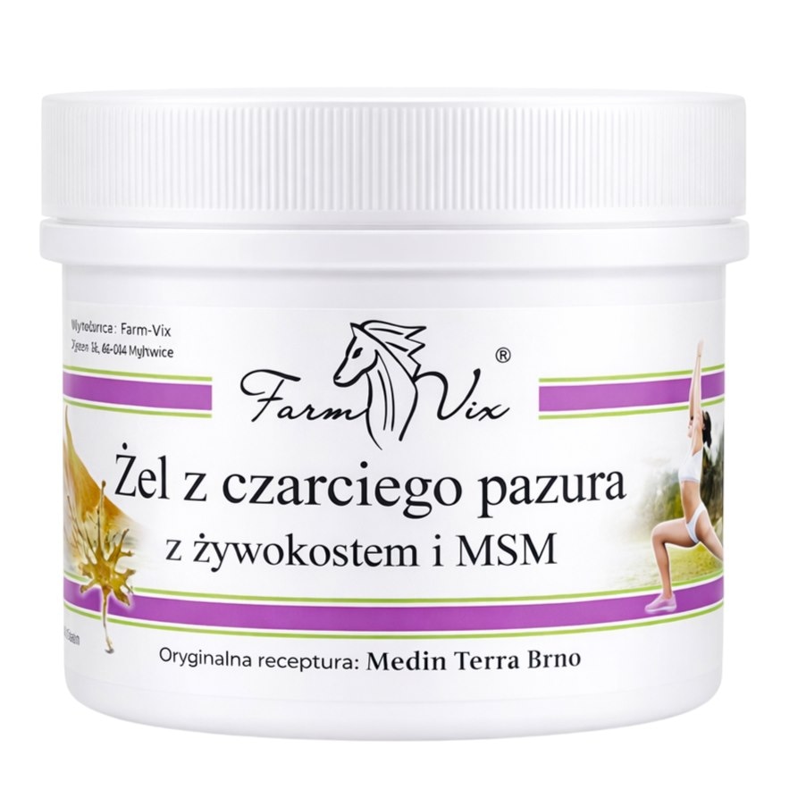 FarmVix Żel z Czarciego Pazura z żywokostem i MSM 150g