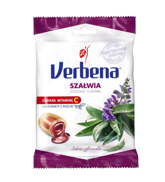 Cukierki ziołowe Szałwia 60g VERBENA