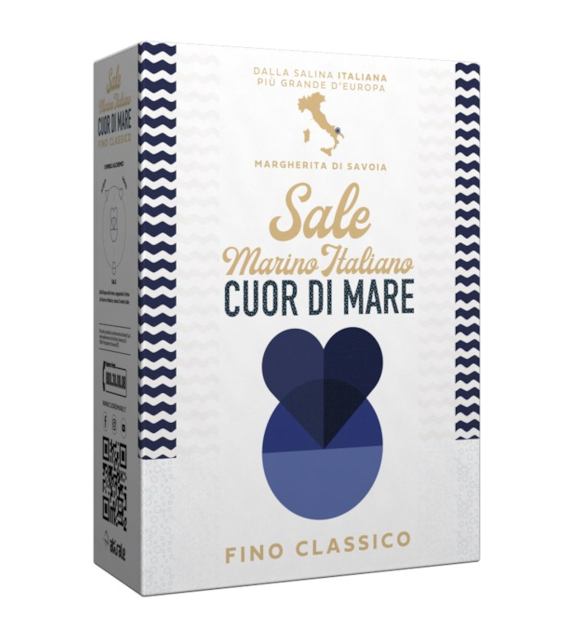 ATISALE Sól morska drobnoziarnista niejodowana Włoska 1kg