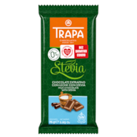 TRAPA Stevia Czekolada mleczna bez dodatku cukru bezglutenowa 75g