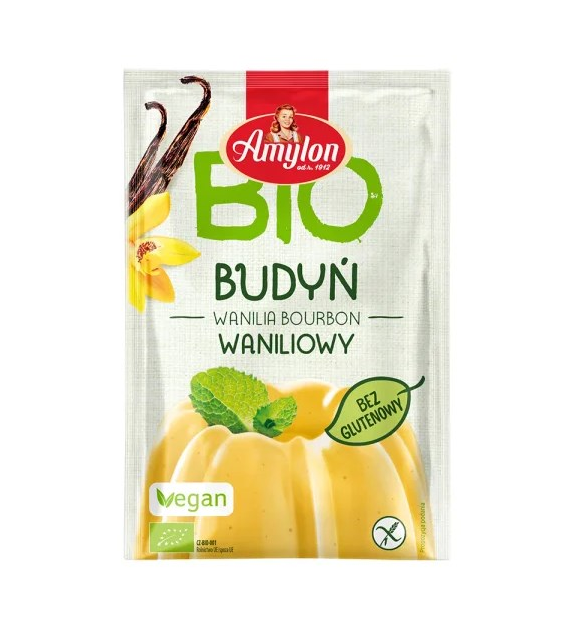 AMYLON Budyń waniliowy bezglutenowy BIO 40g