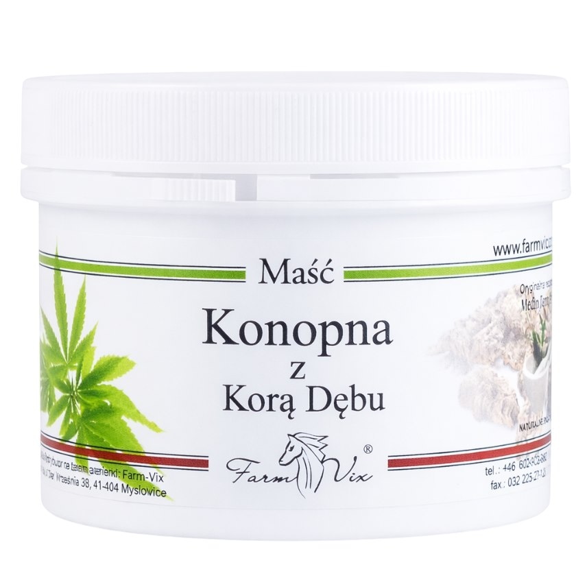 FarmVix Maść Konopna z korą dębu 150ml