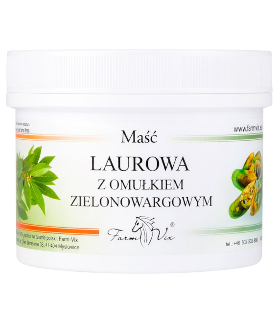 FarmVix Maść Laurowa z Omułkiem Zielonowargowym 150ml