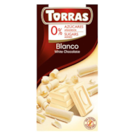 TORRAS Czekolada biała bez dodatku cukru bezglutenowa 75g