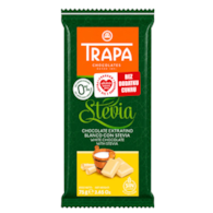 TRAPA Stevia Czekolada biała bez dodatku cukru bezglutenowa 75g