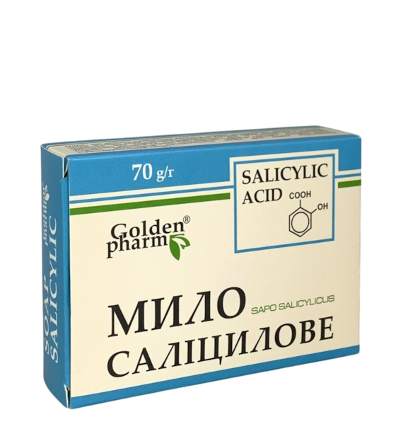 GOLDEN PHARM Mydło salicylowe w kostce 70g