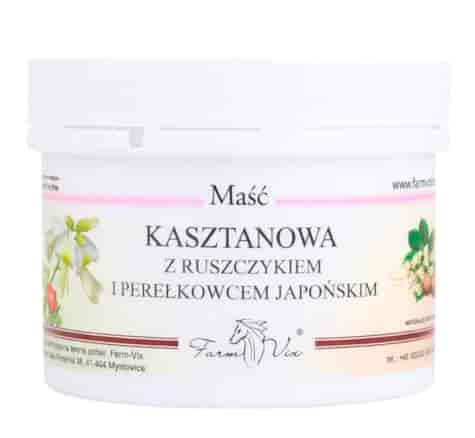 FarmVix Maść Kasztanowa z ruszczykiem i perełkowcem japońskim 150ml