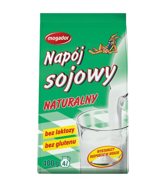 MOGADOR Napój sojowy naturalny w proszku 400g