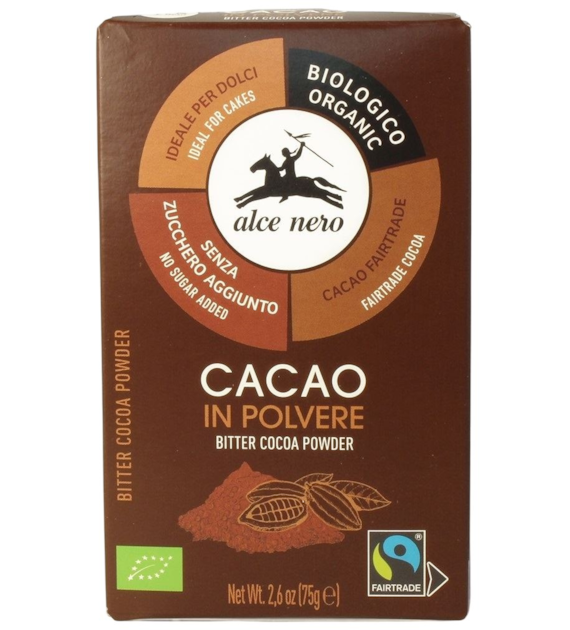 ALCE NERO Kakao w proszku FAIR TRADE BIO 75g