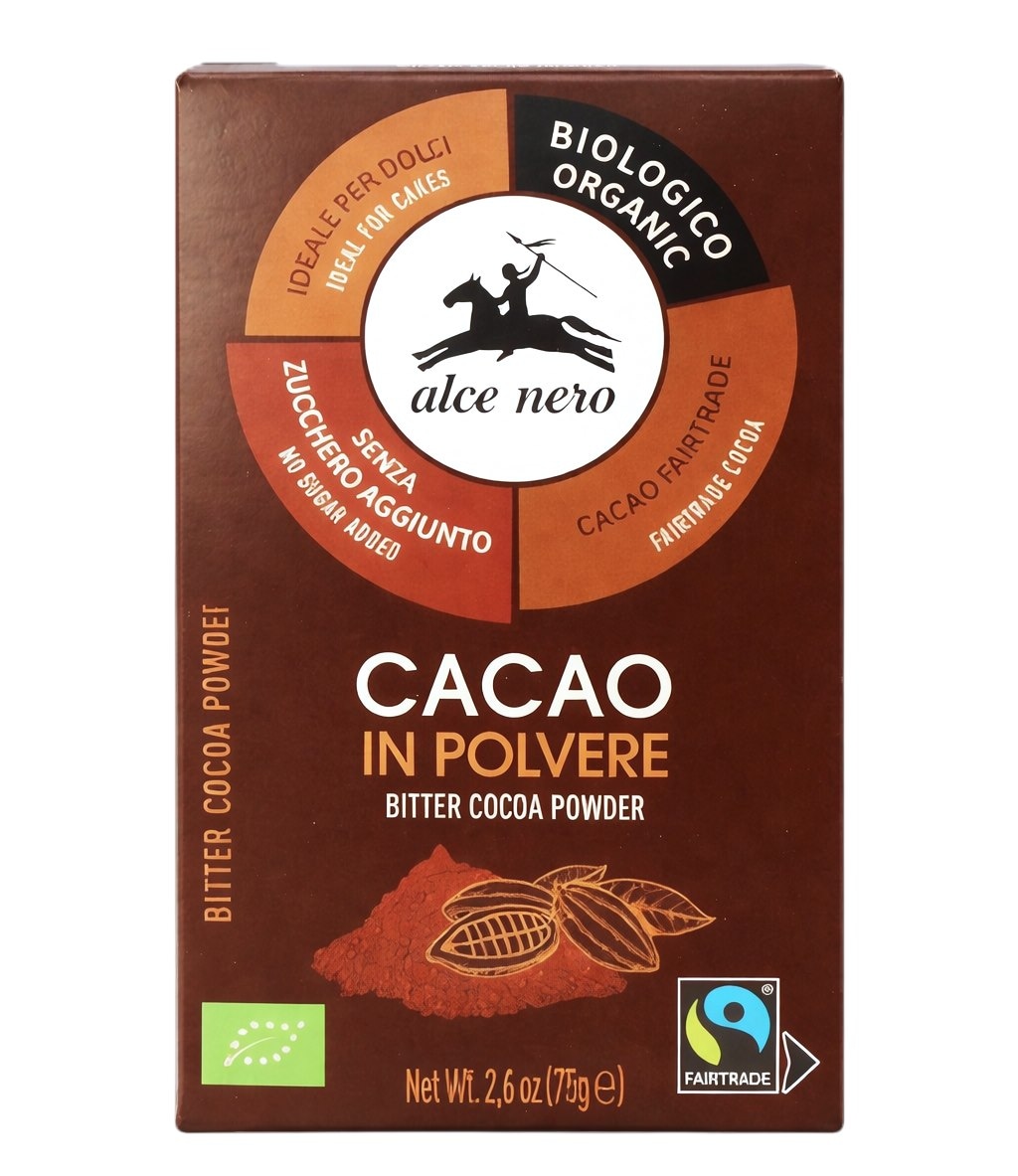 ALCE NERO Kakao w proszku FAIR TRADE BIO 75g