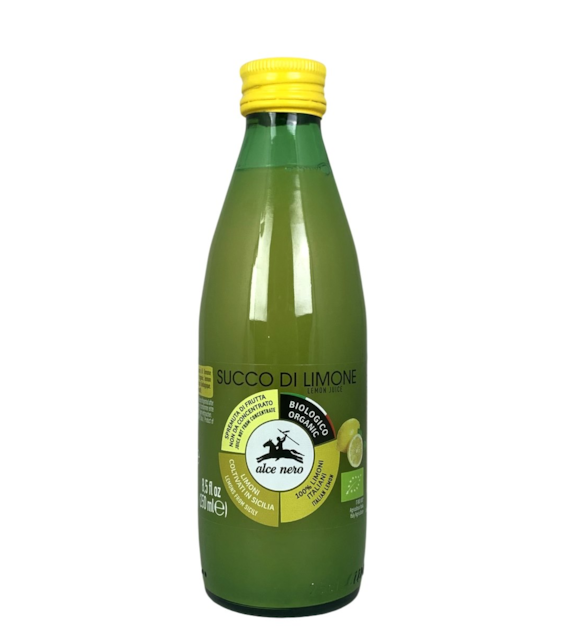 ALCE NERO Sok z cytryn z Sycylii BIO 250ml