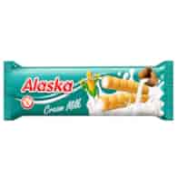 ALASKA Rurki kukurydziane z kremem mlecznym bezglutenowe 18g